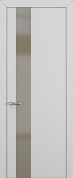 Межкомнатная дверь  Квалитет  К3, массив + МДФ, Полипропилен RENOLIT, 800*2000, Цвет: Матовый Серый, Matelac Silver Bronze