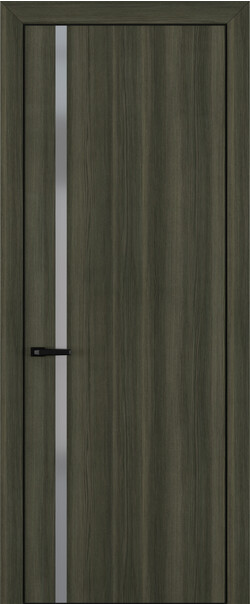 Межкомнатная дверь  Квалитет  К1, массив + МДФ, Toppan, 800*2000, Цвет: Дуб темный, Matelac Silver Grey
