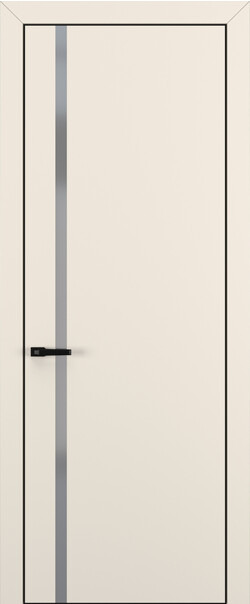 Межкомнатная дверь  Квалитет  К1, массив + МДФ, Полипропилен RENOLIT, 800*2000, Цвет: Матовый крем, Matelac Silver Grey