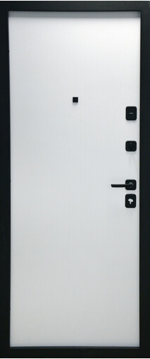 Входная дверь  Сталлер TR 7, 860*2050, 90 мм, внутри мдф 8мм, покрытие пвх, цвет Вудлайн белый