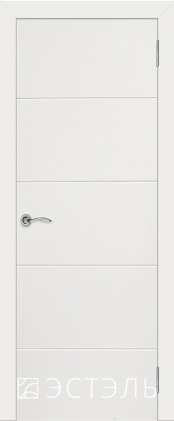 Межкомнатная дверь  Эстель Граффити2 ДГ, массив + МДФ, эмаль, 800*2000, Цвет: Белая эмаль, нет