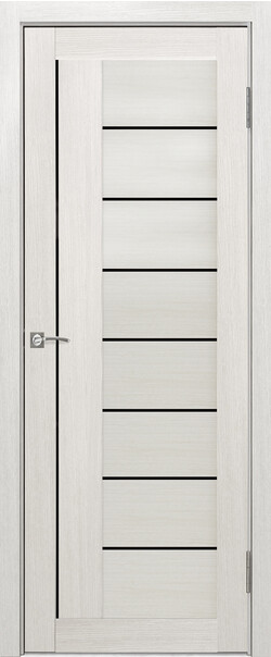 Межкомнатная дверь  Portas 29S(р), массив + МДФ, экошпон на основе ПВХ, 800*2000, Цвет: Французский дуб, Lacobel черный лак