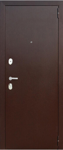 Входная дверь  Гарда  8 мм, 860*2050, 60 мм, снаружи металл, покрытие полимерно-порошковое, Цвет Медный антик