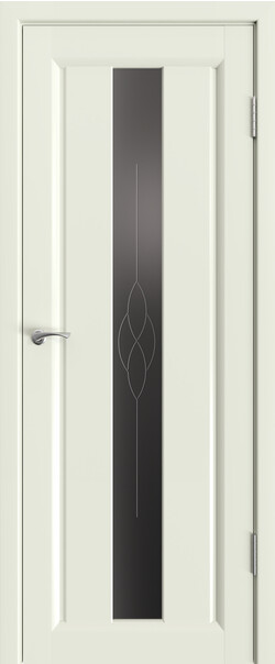 Межкомнатная дверь  Массив ольхи Версаль м. ДО, массив ольхи, лак, 800*2000, Цвет: Белый (65), мателюкс матовое с фрезеровкой